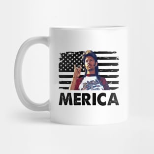 Distressed American Flag Merica Legend Mug